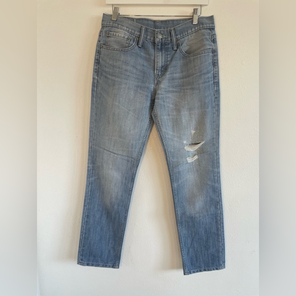 Levi's Jeans Men's 31x30 Light Wash Denim 511 Slim Fit Flex Stretch Straight